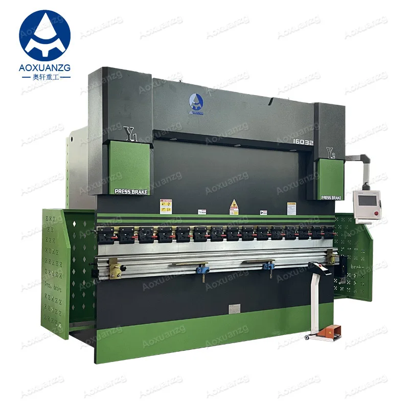 WC67K 160ton 3200mm Hydraulic Press Brake CNC Metal Plate Bending Machine Sheet Folding Machine