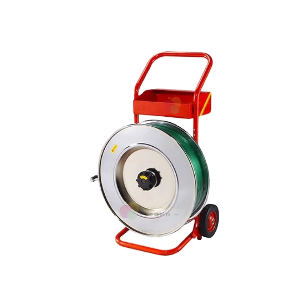 Высококачественная промышленная тележка на колесиках, полипропиленовая тележка-диспенсер для домашних животных, тележка на колесиках для упаковочного ремня