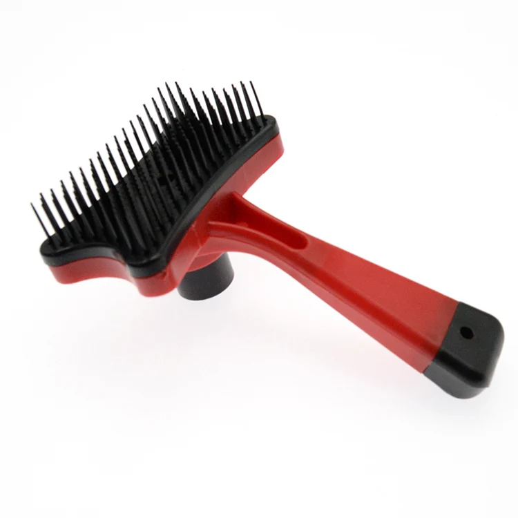 
Factory Supply Wholesale Grooming Non-Slip Handle Massage Comb Pet Hair Pet Brush 