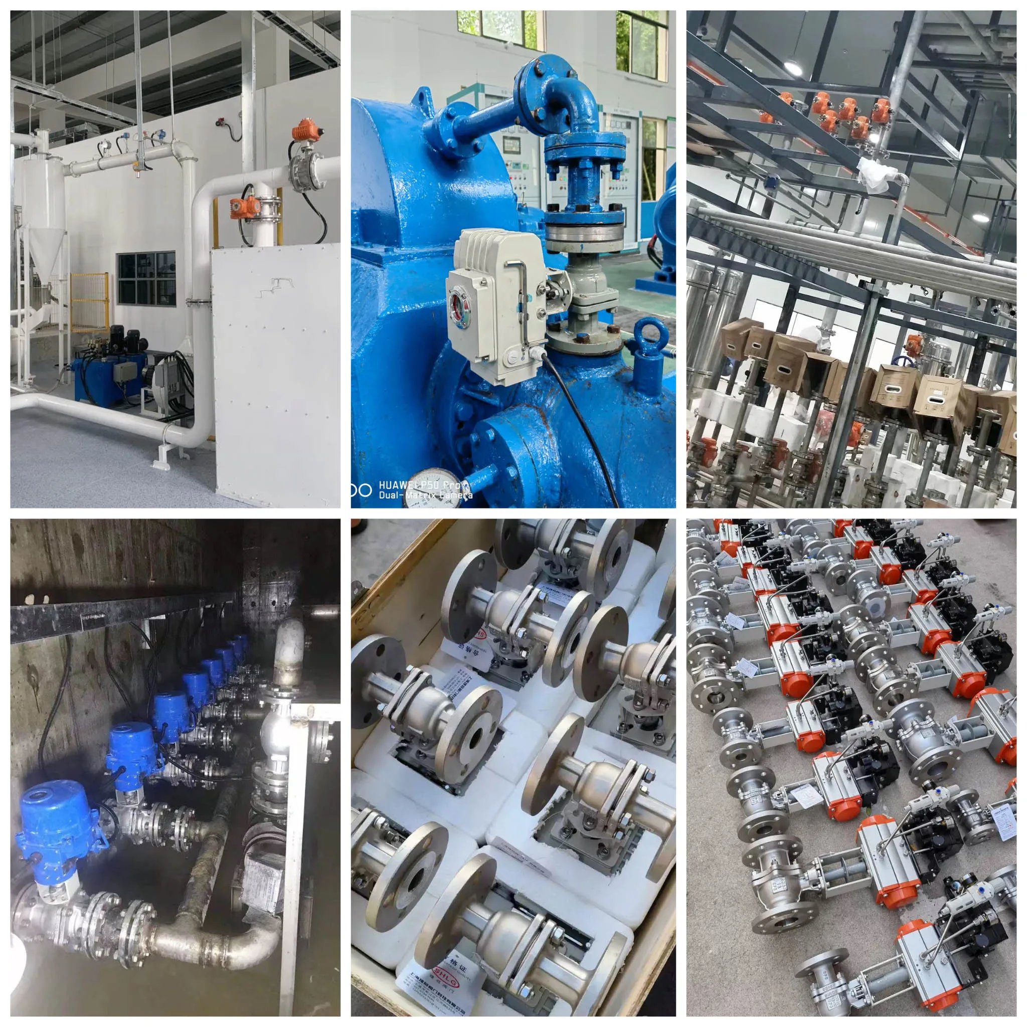 Automated Valves Industrial Heavy Duty Explosion-proof Motorized Flanged 2 Inch Ball Valve