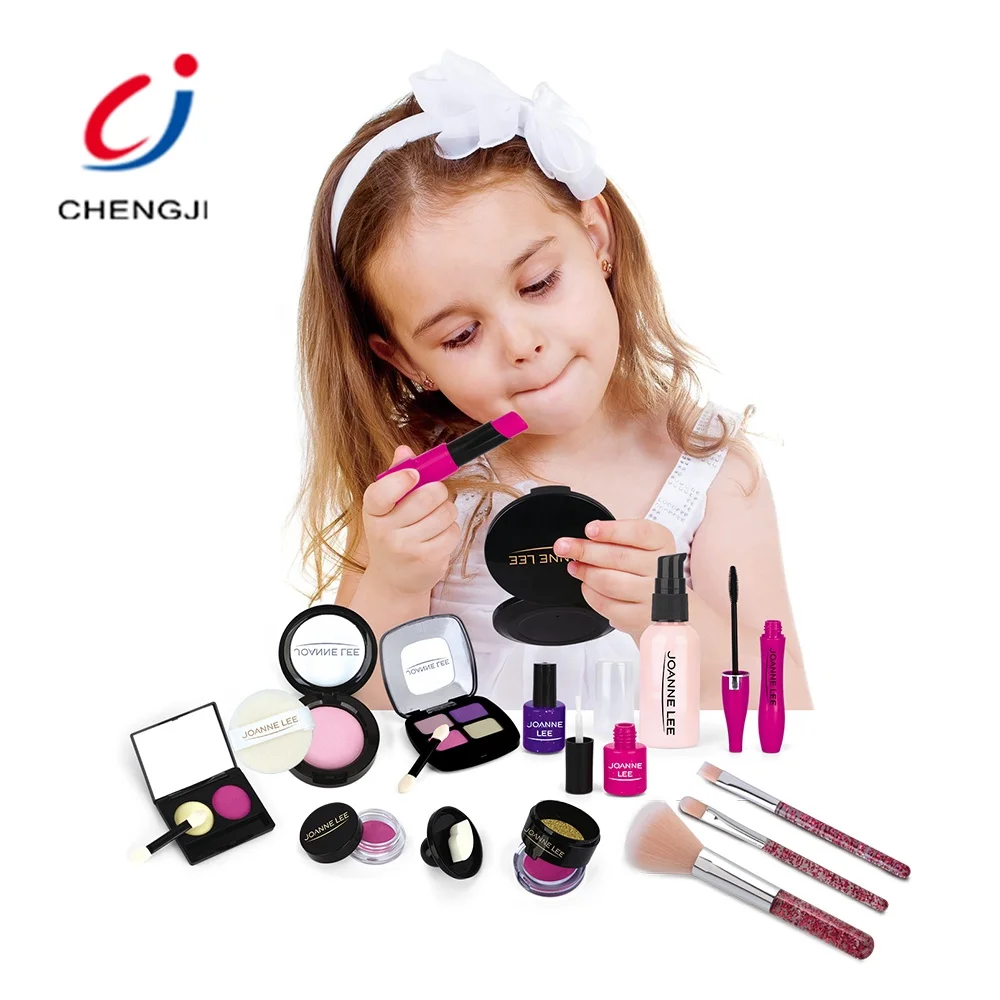 Kid Pretend Beaty Makeup Cosmetic Make Up Game Toy Play Set Real Makeup Girls Beauty Set Toy Fancy Plastic Makeup Purse