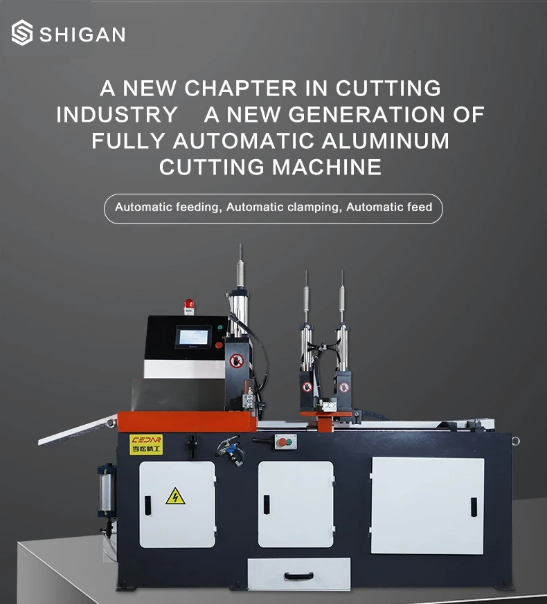 Chinese factory automatic hydraulic aluminum profile cutting machine for cutting copper pipes and aluminum rods