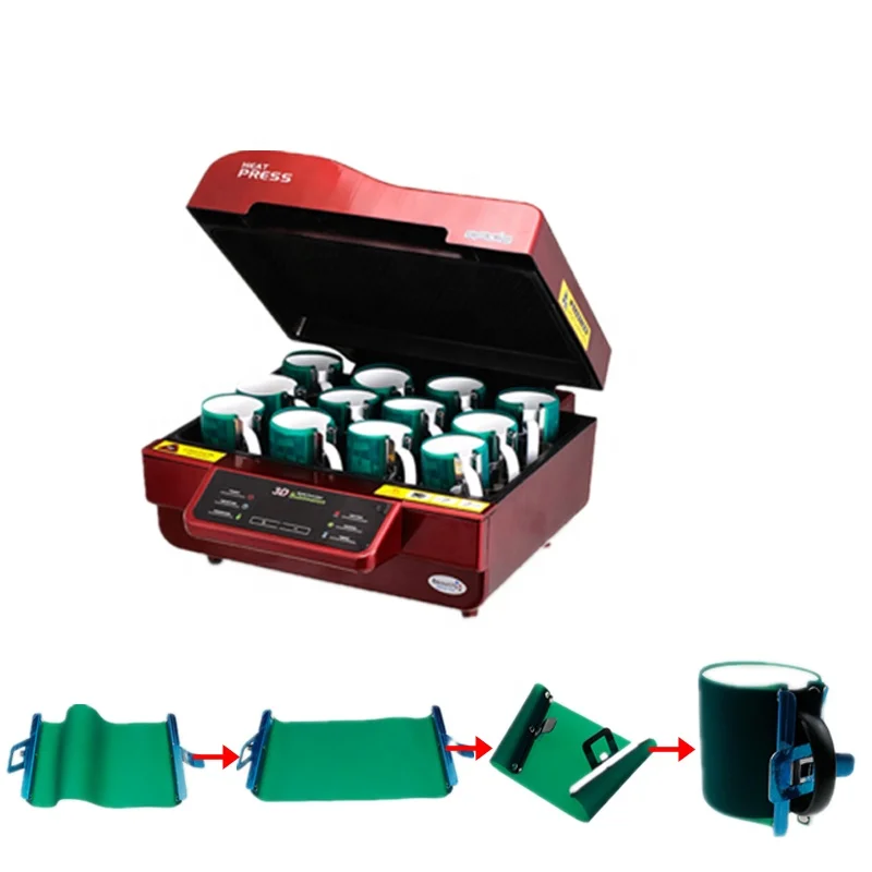 ST3042 Yiwu 3D Sublimation Vacuum Heat Press Machine for Phone Case/ Mug/ Plate/ Glass/ Wood /Rock  Photo Printing