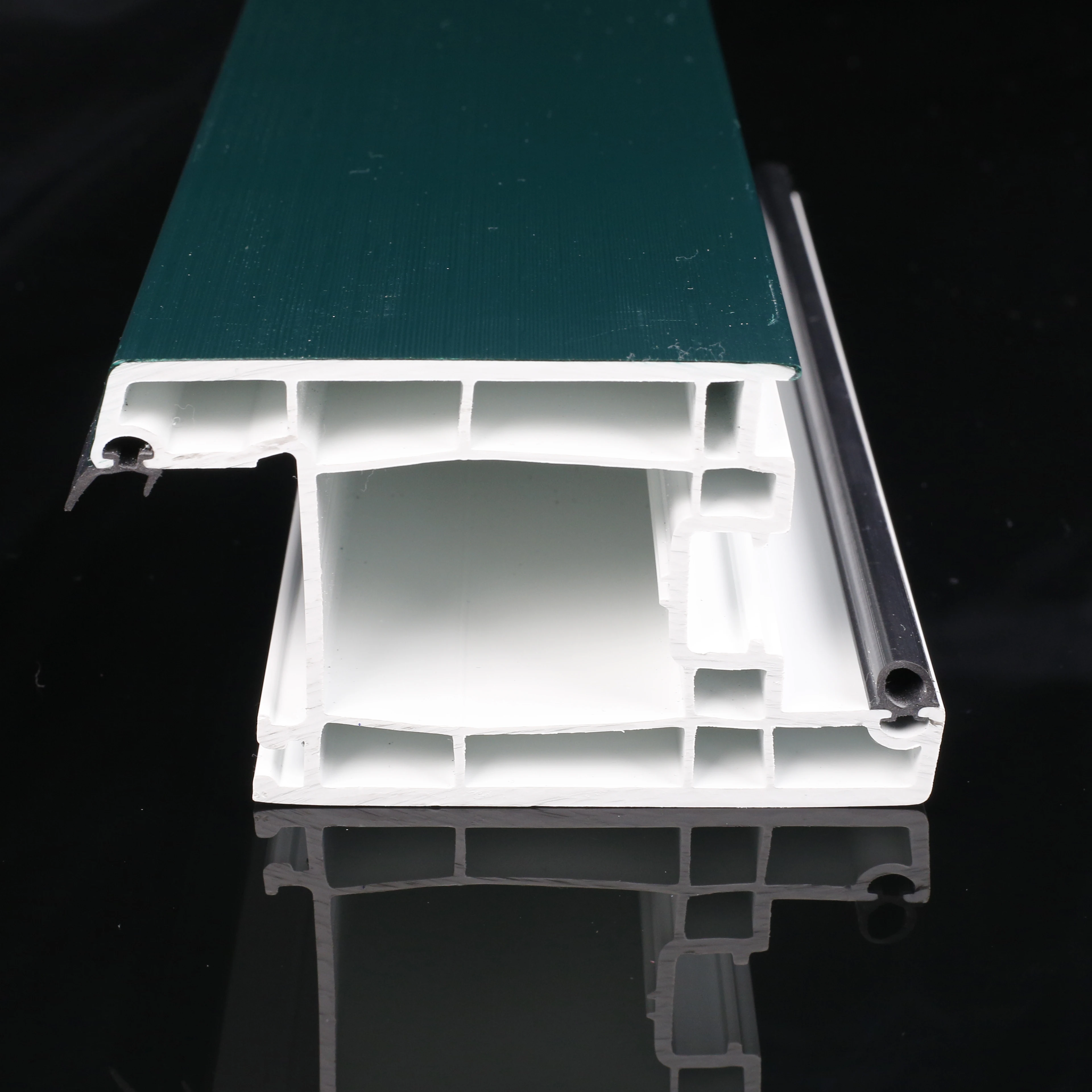 Wholesale cheap upvc profile raw material extrusion machine steel casement window u PVC profile