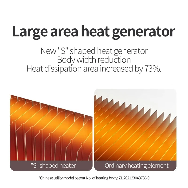 Электрический нагреватель Xiaomi Mijia Graphene 7 см ультратонкий 2200 Вт конвекционное отопление управление приложением TJXDNQ03LX