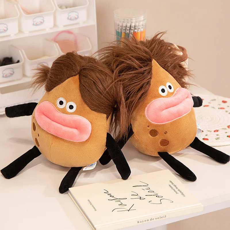 Hot Selling Funny Plush Potato Stuffed Toy Long Hair Potato Toy