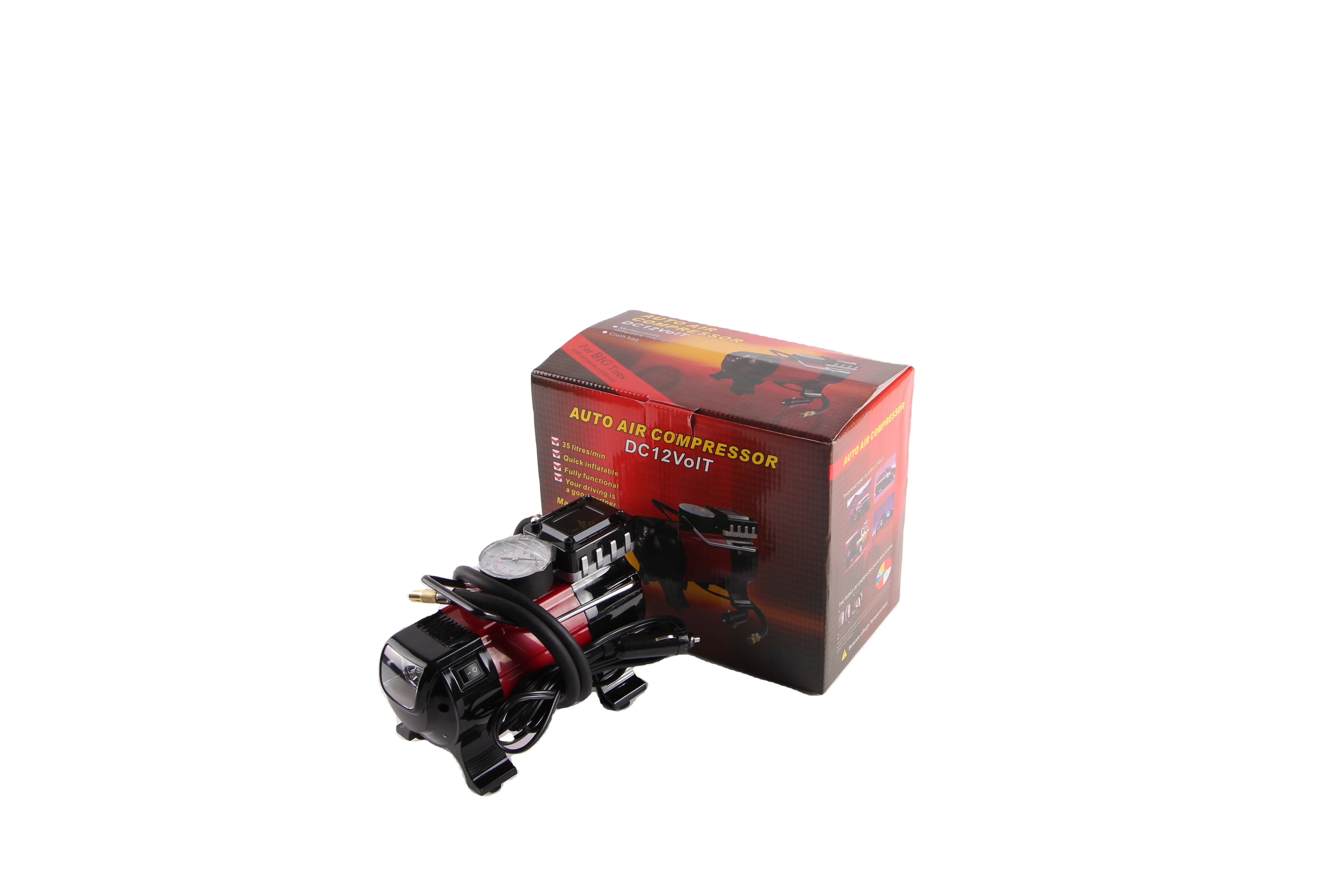 
high powerPortable car Air Compressor Heavy Duty 12V 140PSI/965kPA Pump Electric Tire Inflator Car Care Tool 