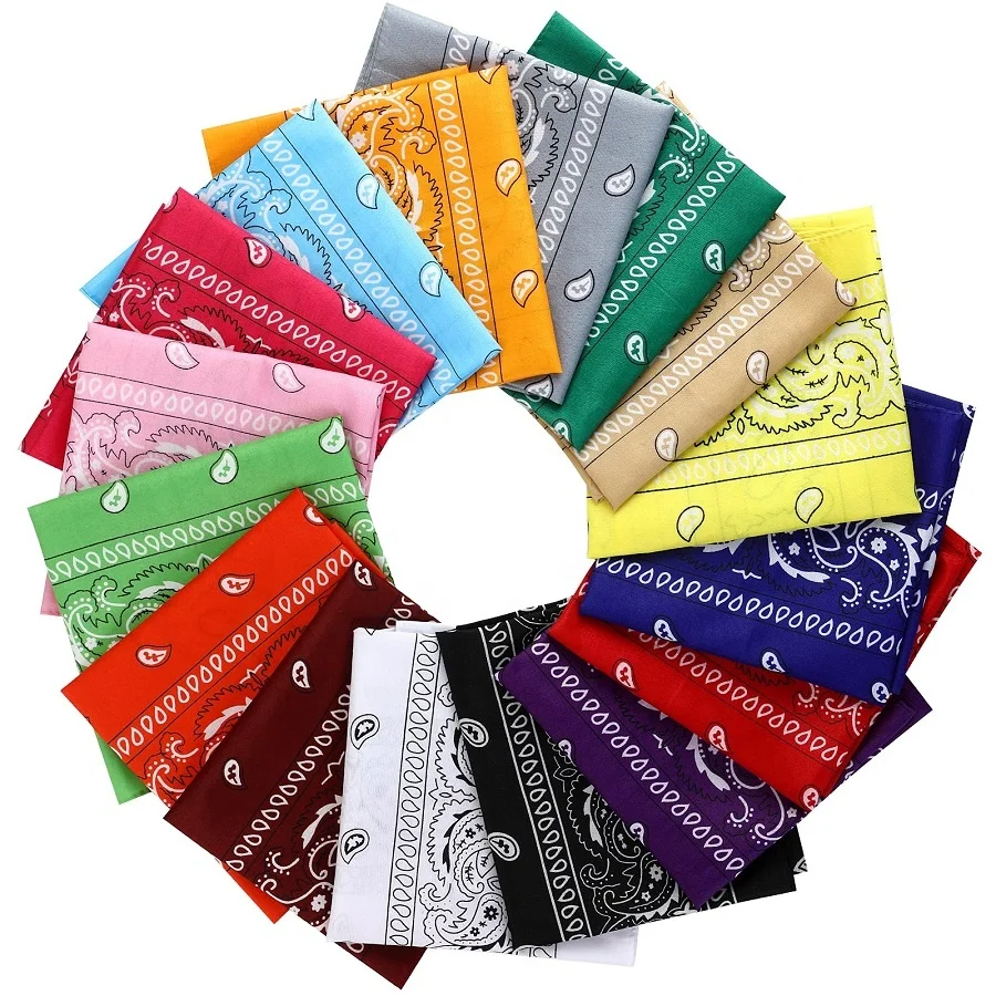New Paisley design square bandanas Outdoor headwear turban Scarf Bandana