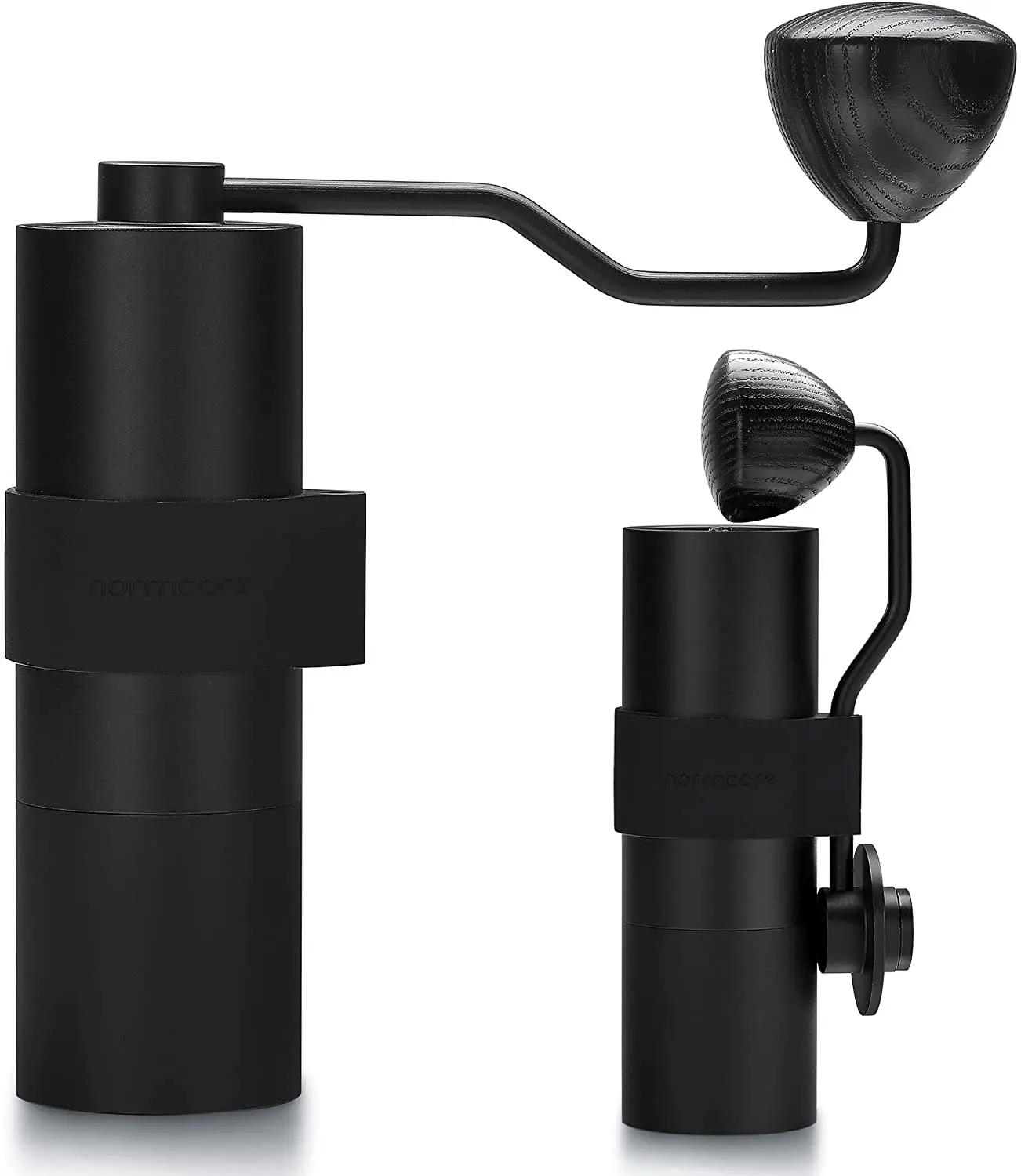 KLP Stainless Steel 38mm Conical Burr AdjustableAngle V2 Hand Grinders Manual Coffee Grinder