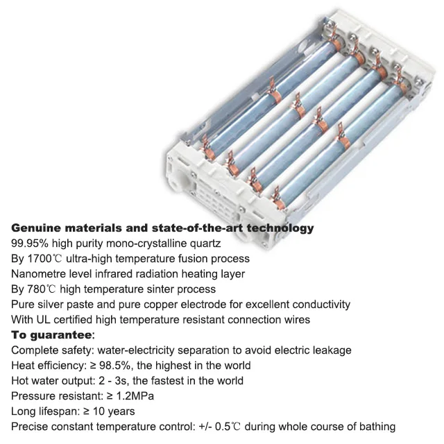 Высококачественный электронный контроль, длительный срок службы более 10 лет, без резервуара, для мгновенных горячих водоемов со светодиодным дисплеем температуры