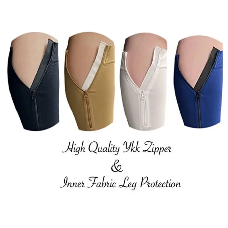 24 Years Factory 10 Sizes Slimmer Calf Shapers Compression No Foot Socks Leg Sleeve with Zipper for Women Men