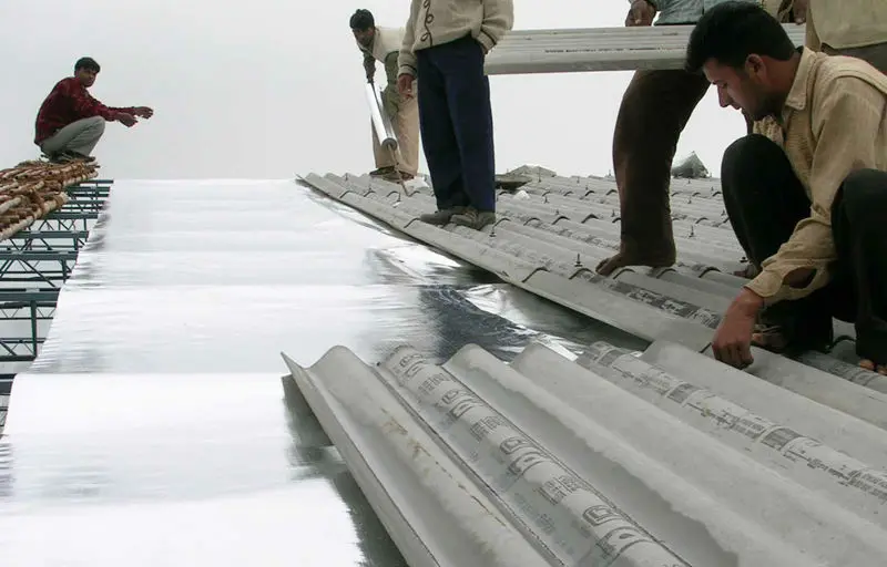 Aluminum Foil Woven Fabric / Foil Radiant Barrier / Aluminum Foil Insulation