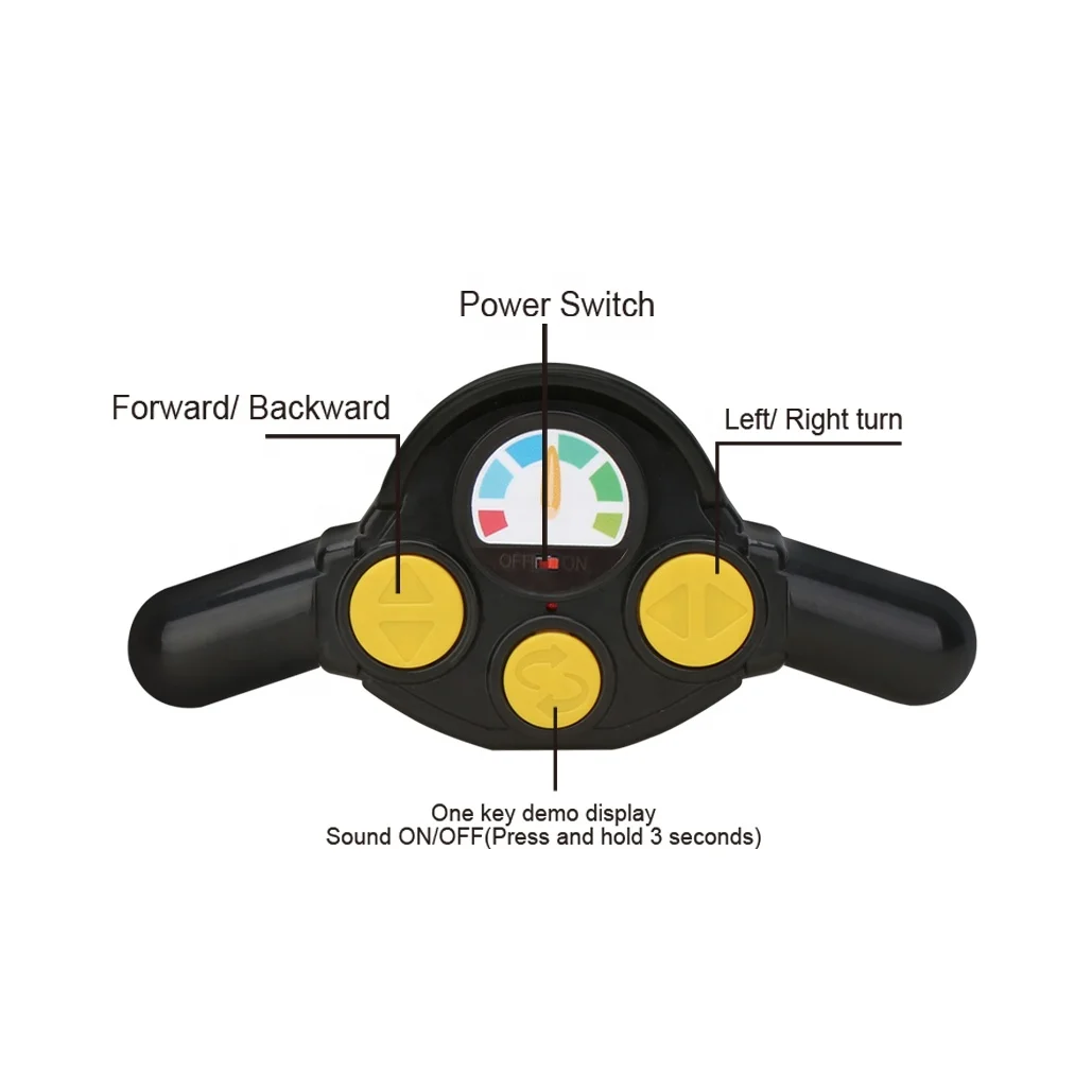 My Dream RC- 2.4G Remote Control Stunt Motorcycle w/ Light and Sound 360 Degree Spinning Action Forward Moving Vehicle for Kids