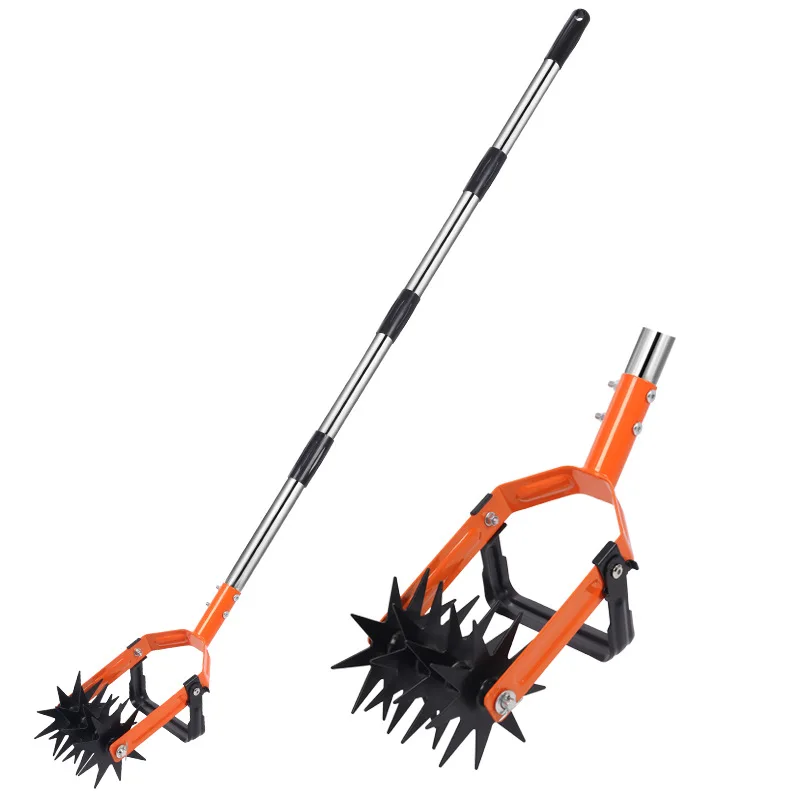 Rotary tiller Rotary tillage two-in-one tool Soil cultivator Weeding loosening soil turning garden tool