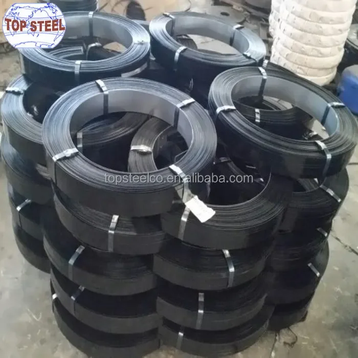1-1/2' black blue color  high polished carbon steel banding strap for green house  5/8 0.02in thick prices