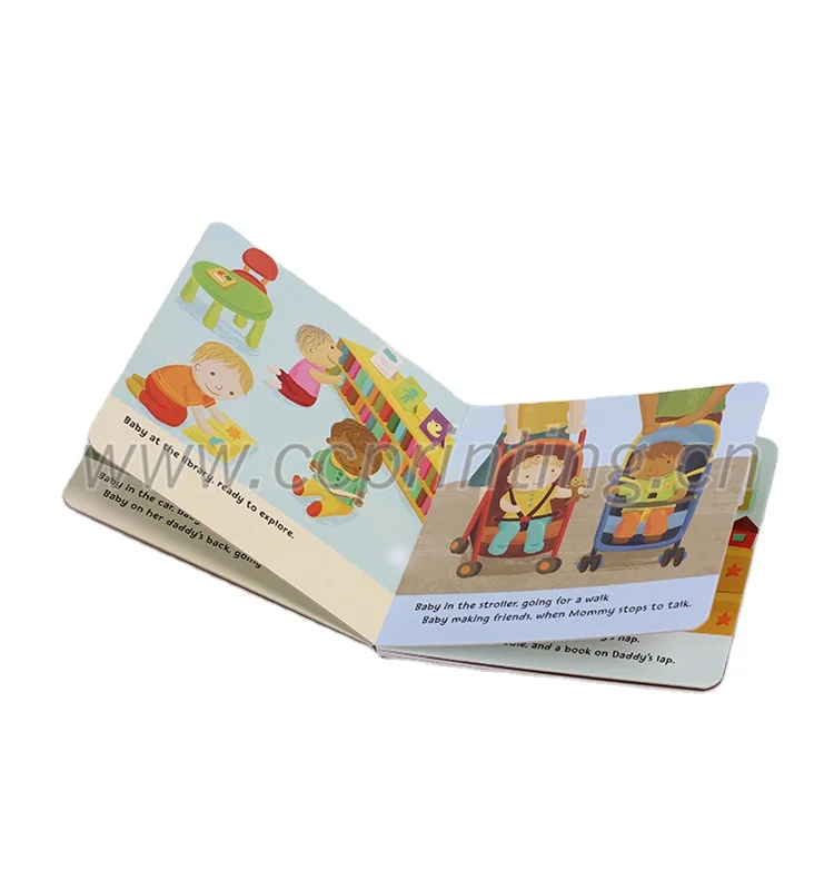 Заказной китайский производитель печать детской доски книга