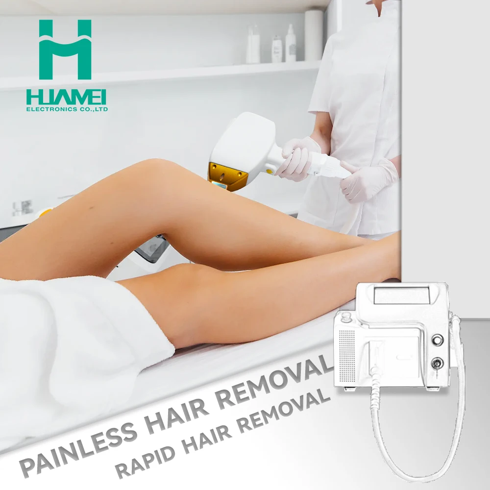 Cloud Computing 2023 808nm Diode Laser Ice Titanium CE TUV ISO Hair Removal Diode Laser 1600-2000W 755 808 940 1064nm 4 waves