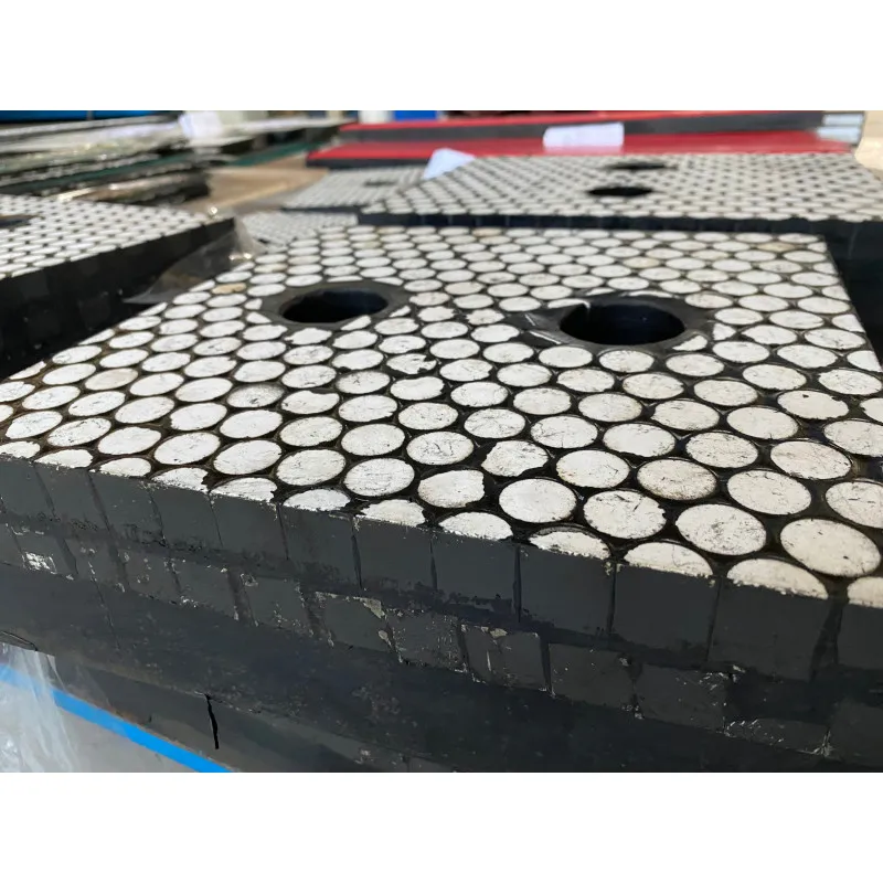 Mine Wear Protection System Ceramic Rubber Steel Liner