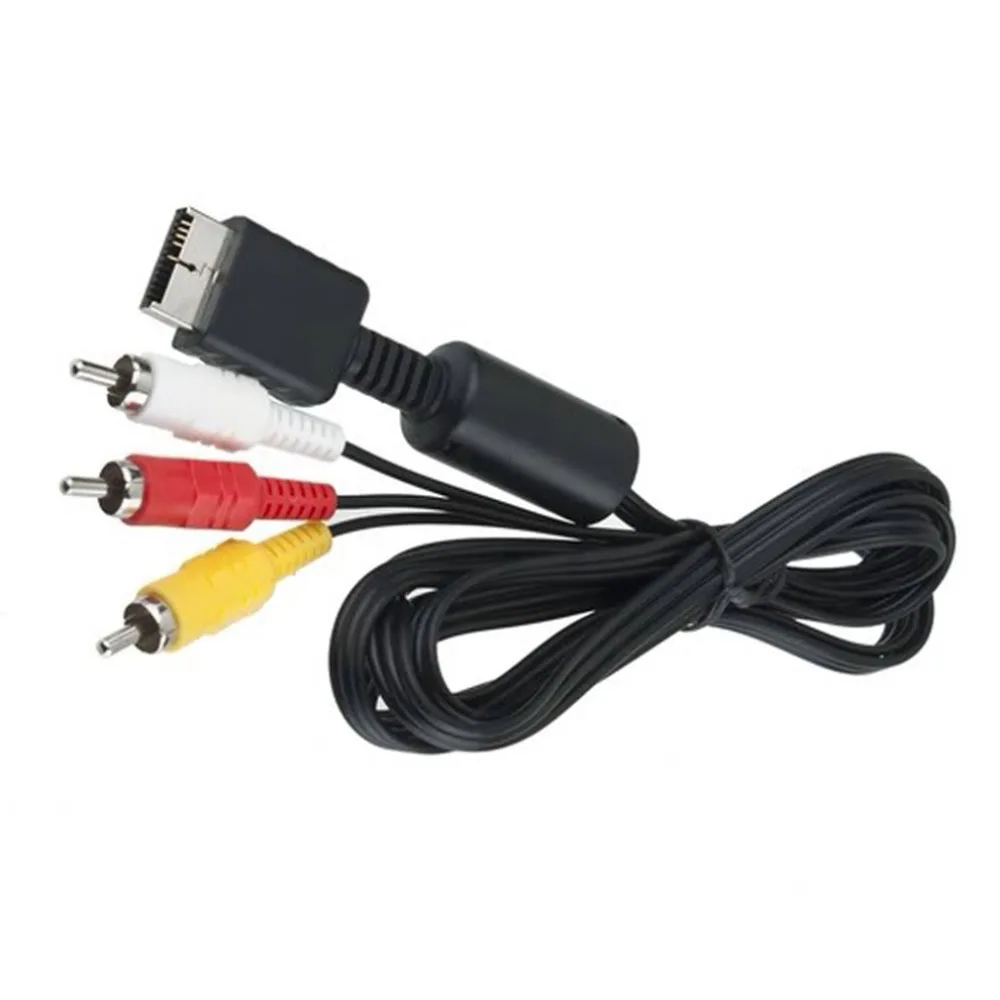 1.8m Console Component TV Audio Video To 3 RCA AV Cable for PS3 PS2 Playstation 2 3