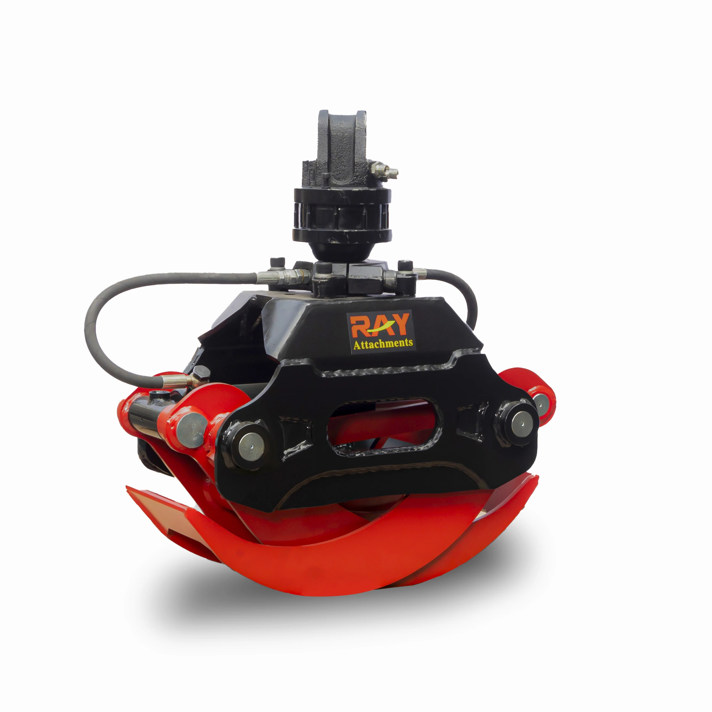 Mini Excavator Skid Steer Loader Rotating Wood Log Grab Forest Grapple with Hydraulic Rotator