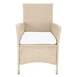 rattan wicker 4 6 seat table and chair dining restaurant patio outdoor furniture set rattan garden set
