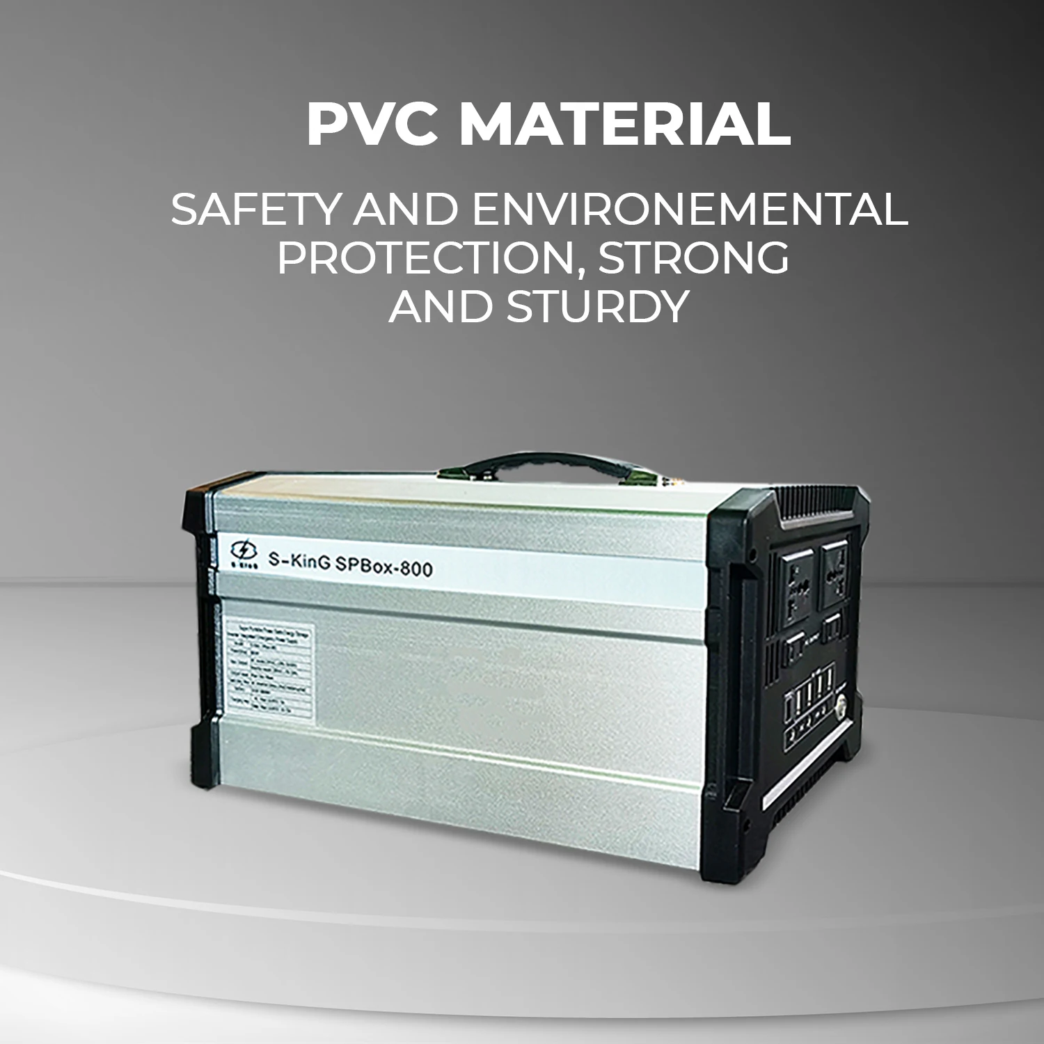 110V 220V AC DC solar power generator with 800 watt inverter for indoor or outdoor emergency