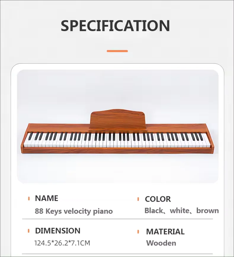 USB-MP3 Pedal Options and Type-C 5V Power Touch Sensitive Musical Organ Electronic Piano/Keyboard Rock Your World!