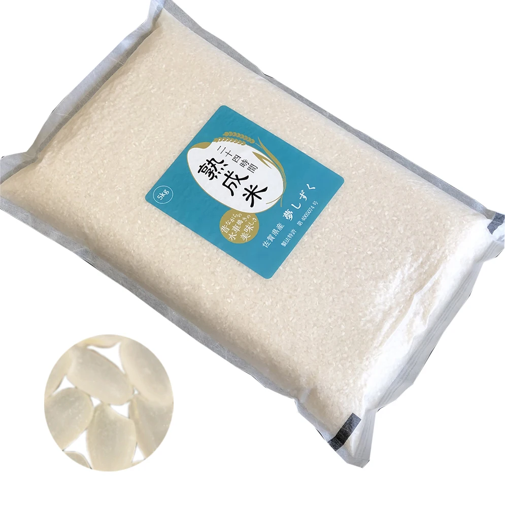 Japase полированные премиум пакеты с идеальной текстурой белого риса 5 кг