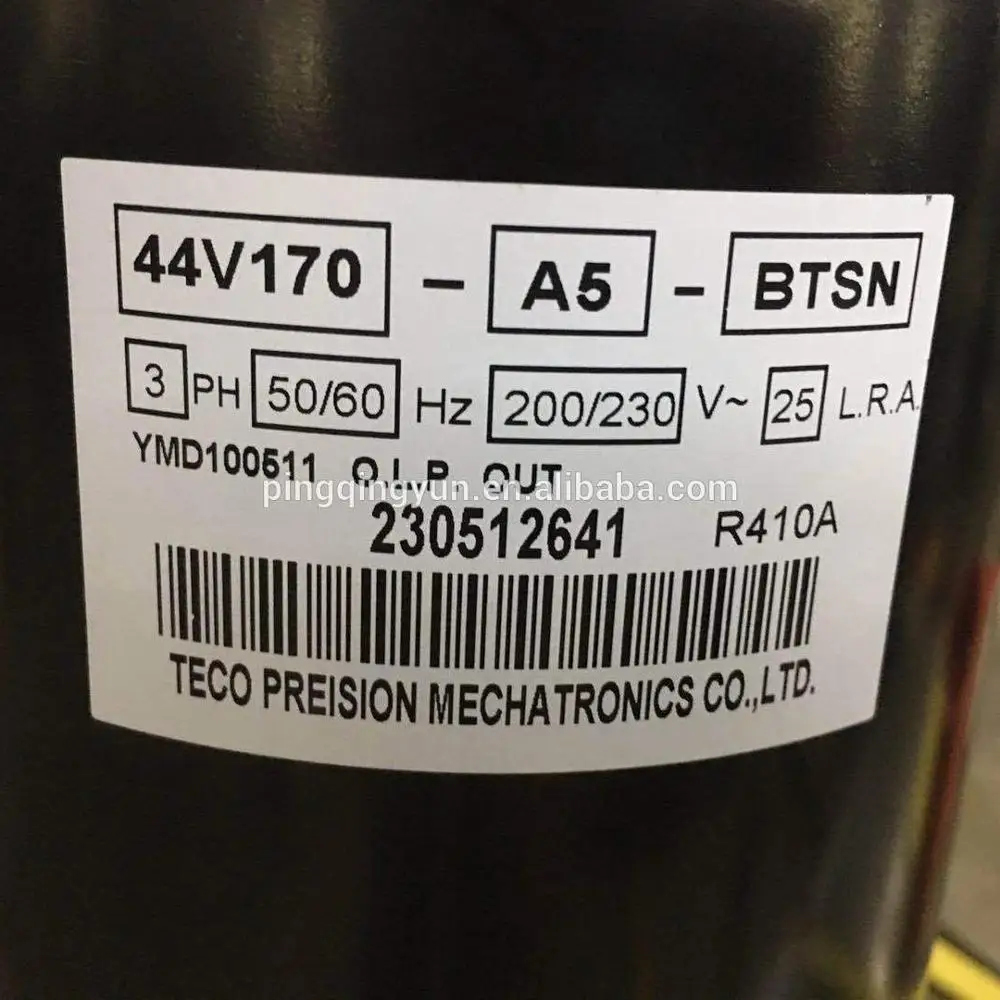 Hot Sale Brand Refrigeration Compressor 44V170-A5-BTSN for Chiller