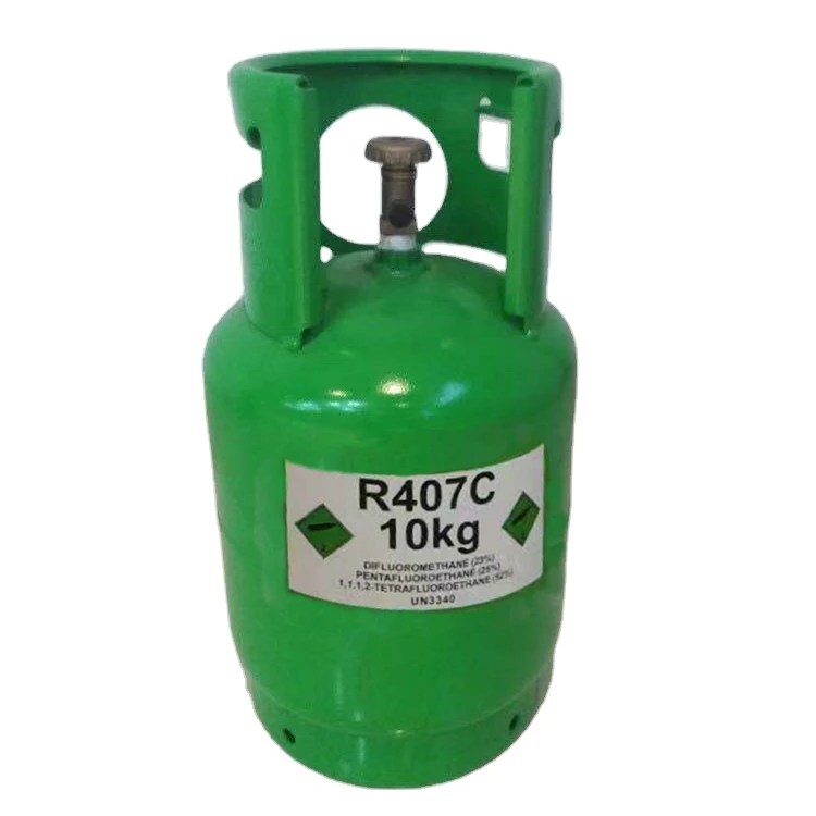 JUFLORON brand R407c 12L CE Reusable cylinders refrigerant gas  with factory price