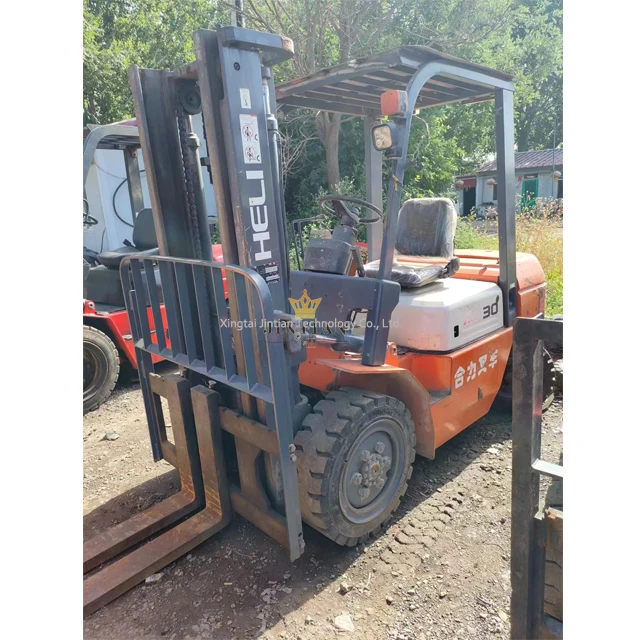 Good price 3 ton mini used forklift CPC30/CPCD30 for HELI
