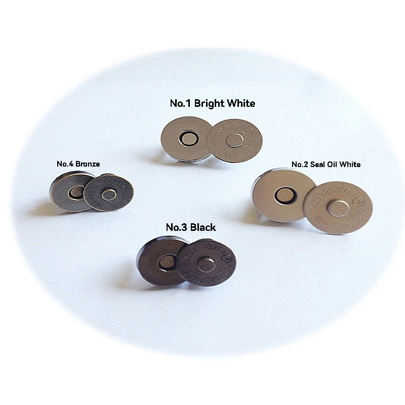Chinese Factories Wholesale Metal Magnetic Button Magnet For Bag Clothes Magnetic Snap Buttons Handbag