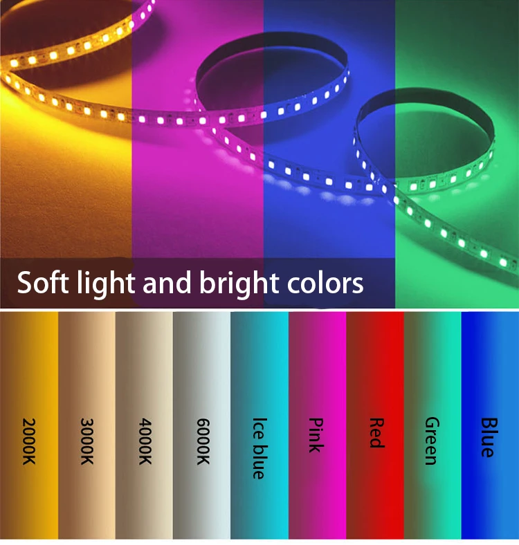 RGB Dream Color 60LEDs/m smart Led Strip Lights With Music App Color Changing Control Lighting For Bedroom SMD LED Strip