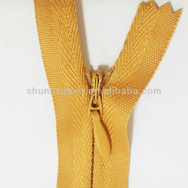 3# invisible close end  high quality hot sale zipper