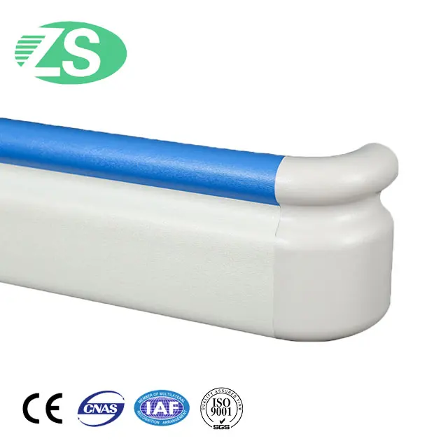 High Impact Pvc hospital handrail High Quality Decorative Wall Mounted Handrail
