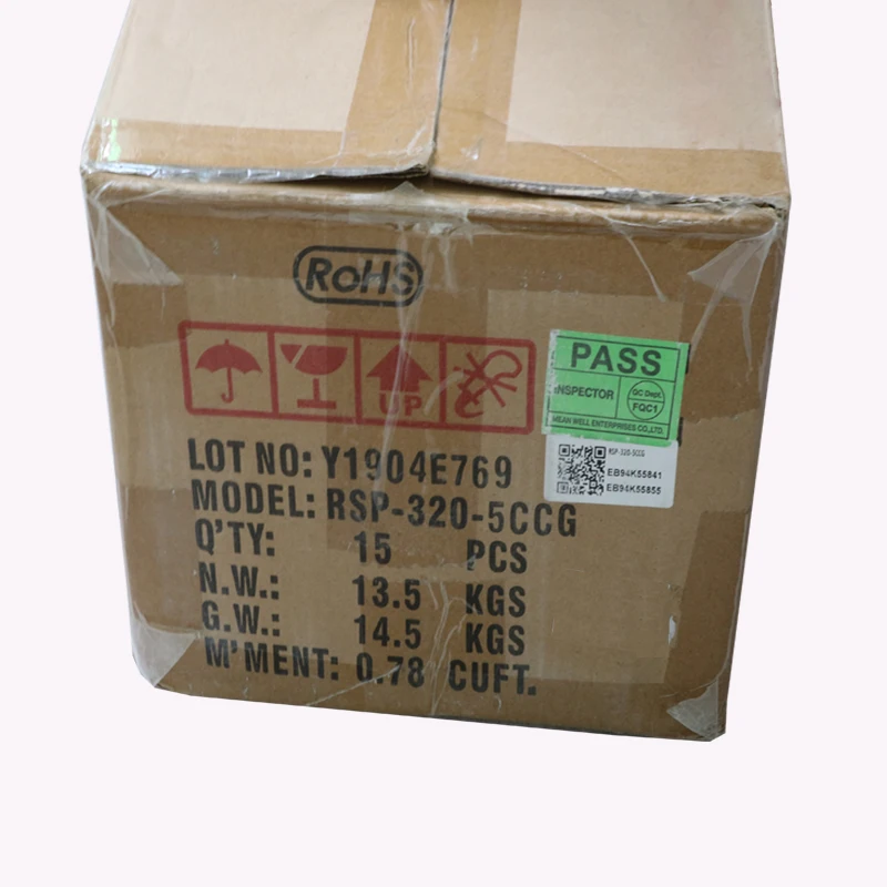  Бренд Mean Well представляет RSP-320-5 300W 5V 60A светодиодный дисплей Импульсный источник питания