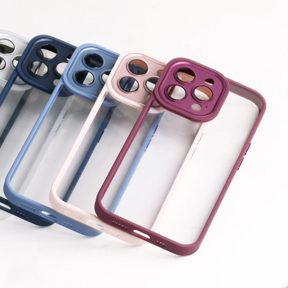 Transparent fall prevention phone case for phone 13 12 11 Pro Max Mini Mobile Phone Shell