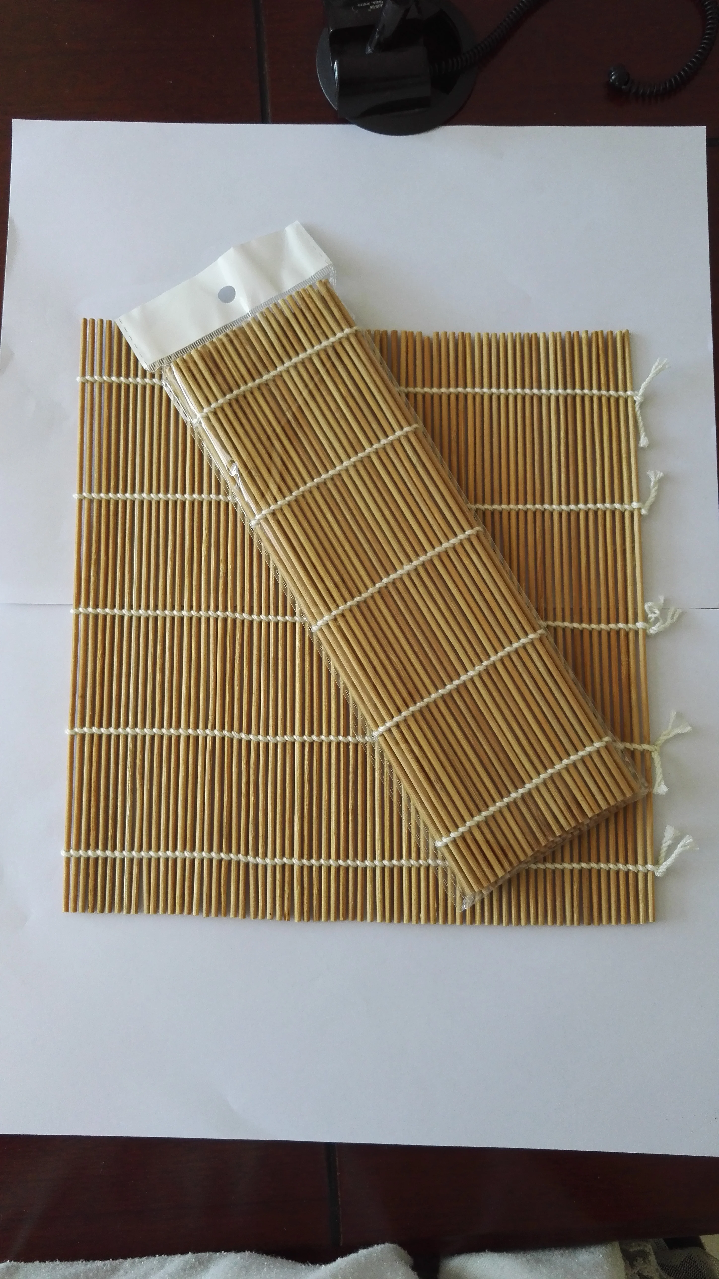 Карбонизированный цветной Бамбуковый Коврик для суши