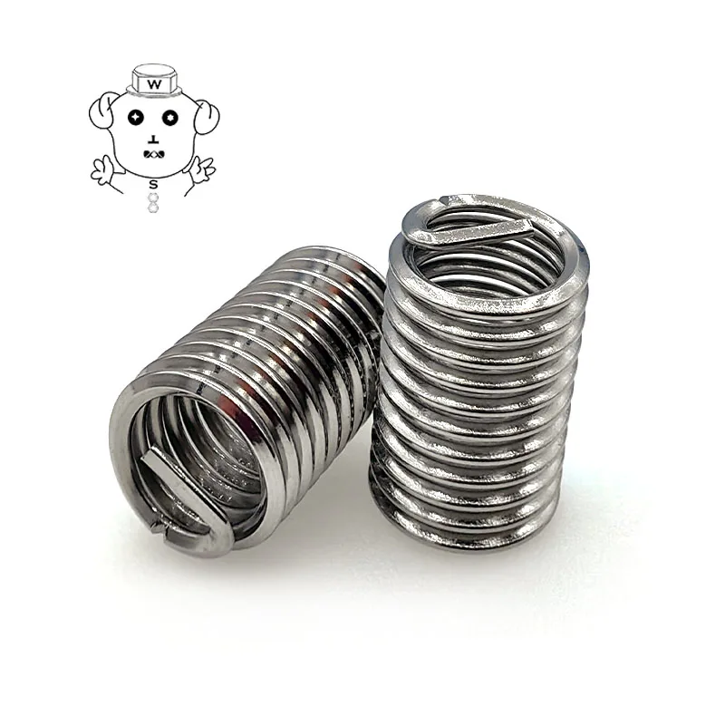 Нержавеющая сталь 304 дюймов 2 #4 #6 #8 # Втулка с проволочной резьбой винтовые вставки для возвратных вставок
