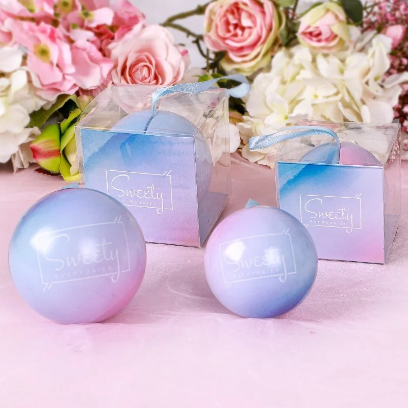 Customized 6.8cm Multi Color Rainbow Color European Christmas Wedding Birthday Favor Tin Candy Tin Box for  Guest