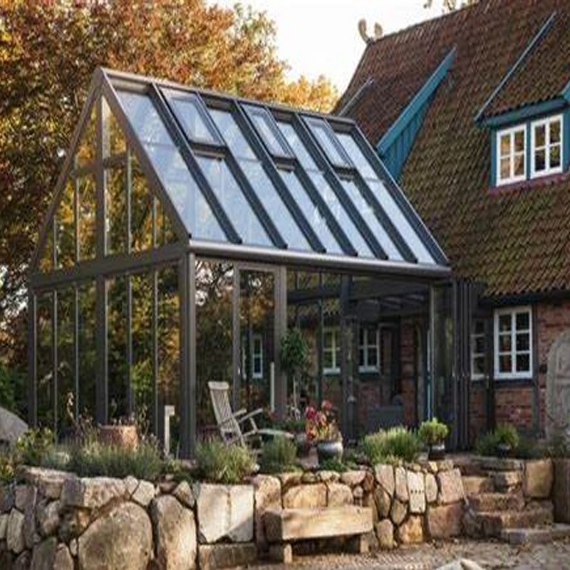 Customized Aluminum Profile Tempered Glass House Garden Sunroom Extensions Insulating Glass Laminated and Double Tempered Glass