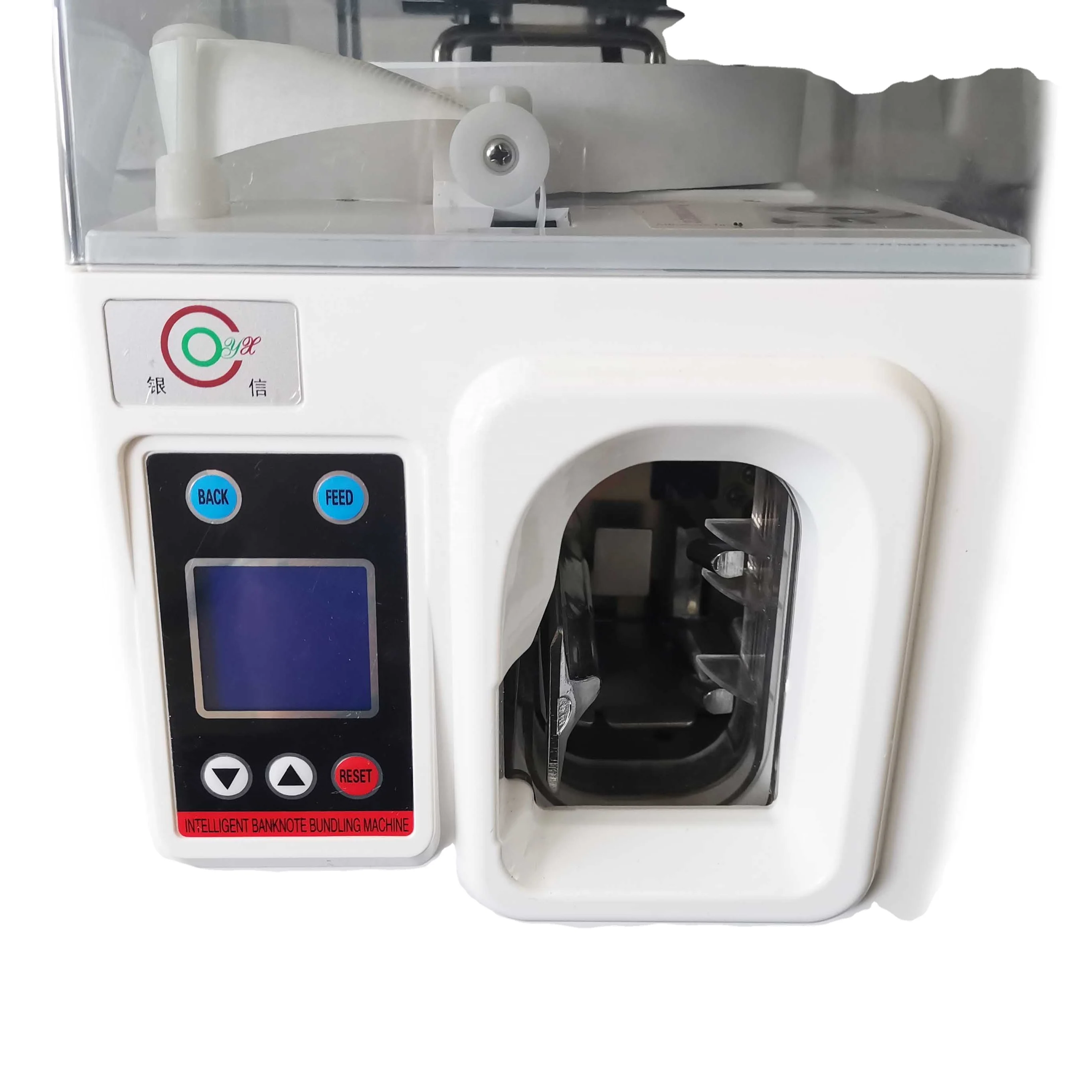 20 мм маленькие бумажные кольцевания обвязки Машина Автоматическая Бумажная лента в кожаном переплете банкнот денежной валюты