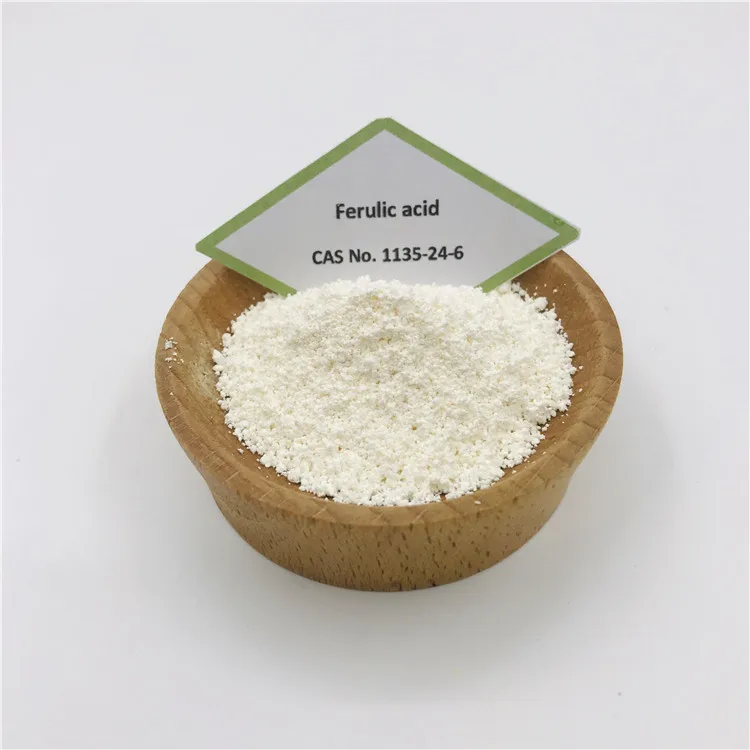 Supply Bulk Ferulic Acid Rice Bran Extract Powder Natural 98% Ferulic Acid Powder