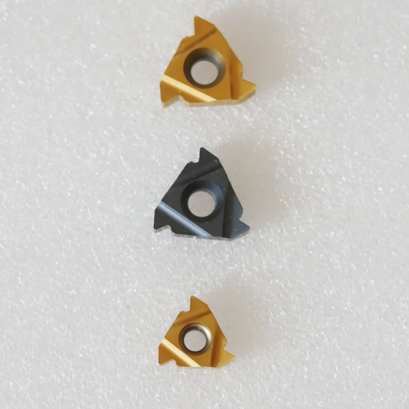 China 22ER IR N60 N55 3.5/4.0/4.5/5.0/5.5/6.0ISO 4.0/5.0/6.0TR Carbide Internal External Thread Inserts CNC Lathe Turning Tool