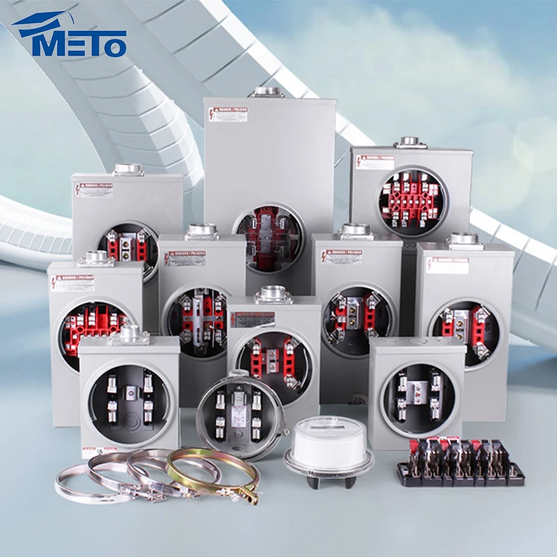 High quality low voltage MT-100R round meter base socket