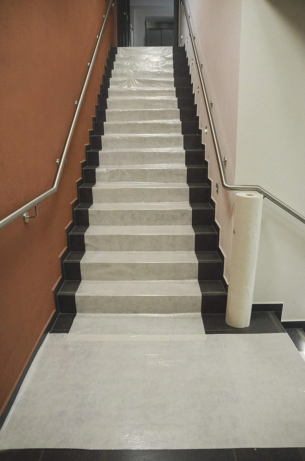 Custom home painter cover fleece felt 180gr 1*50m white Non-Slip Painter Felt Paint Pad