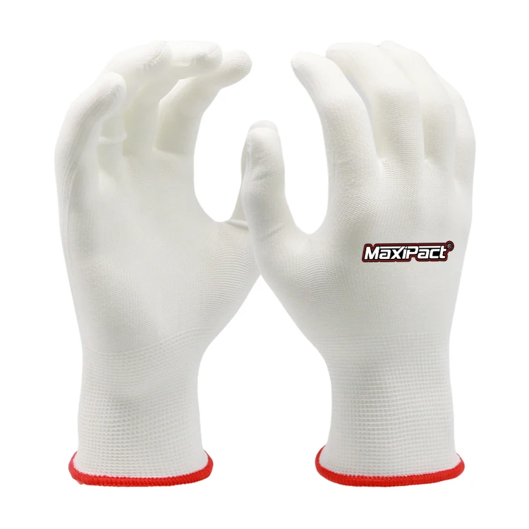 MaxiPact Custom Logo Cotton Work Gloves Wholesale Anti-Slip Safety Grip Construction for Industrial Use outdoor work gloves
