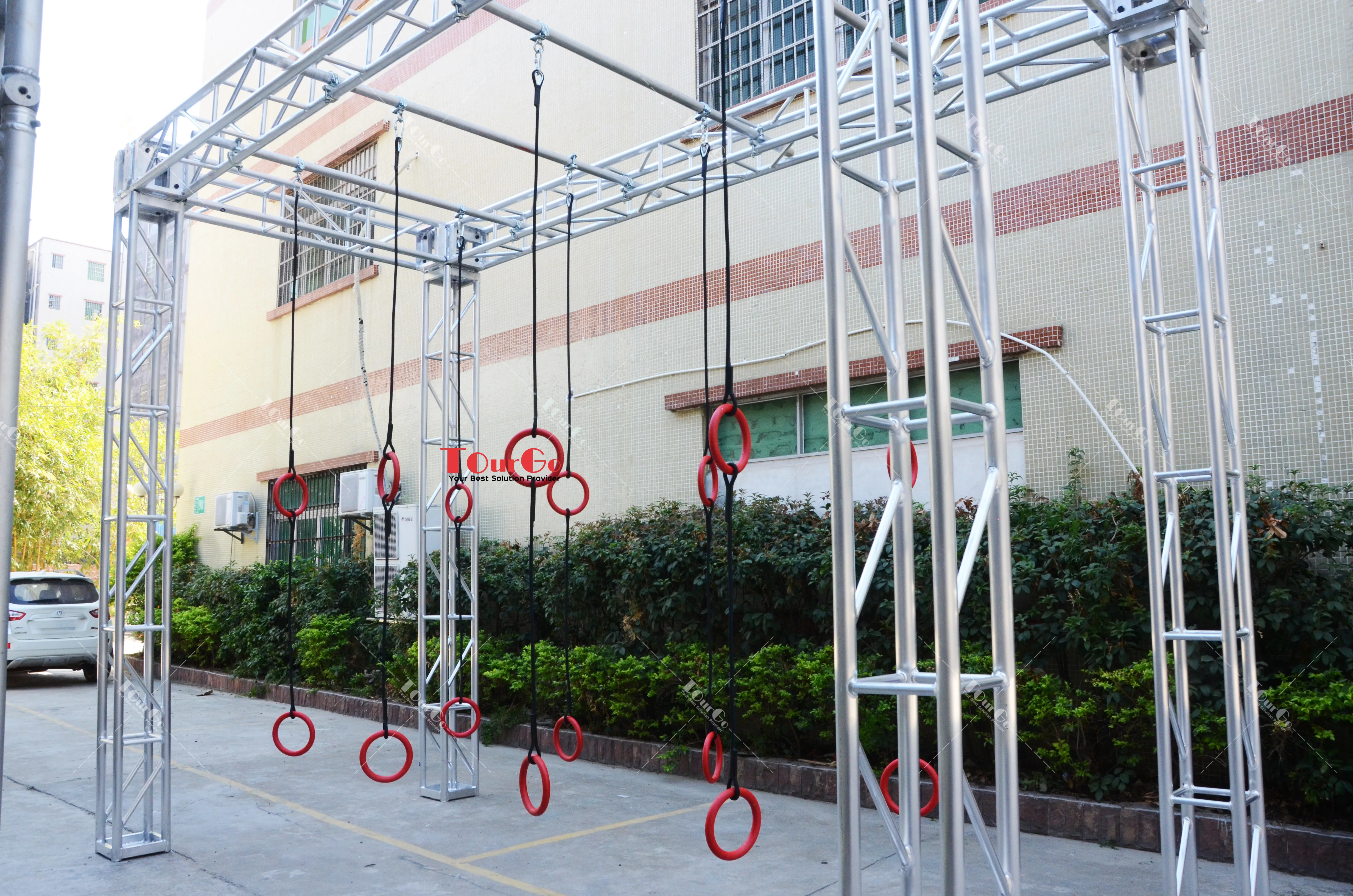 PS Spartan Race Course Super Obstacles Multi Rig Ninja Rings Overhead