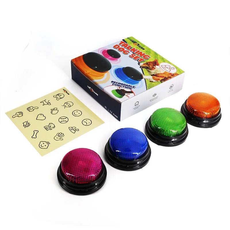 Funny Play Toy Interactive Voice Record Music Dog Cat Training Talk Button