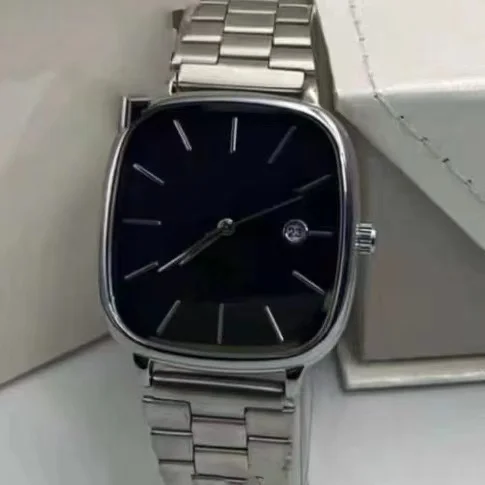 Tiktok Net Red Simple Vintage Steel Band Electronic Watch Sports Waterproof Business Watch